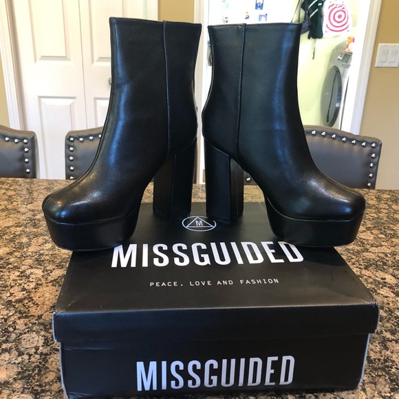 missguided platform boots